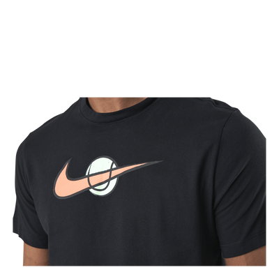 Court Swoosh Tee Black