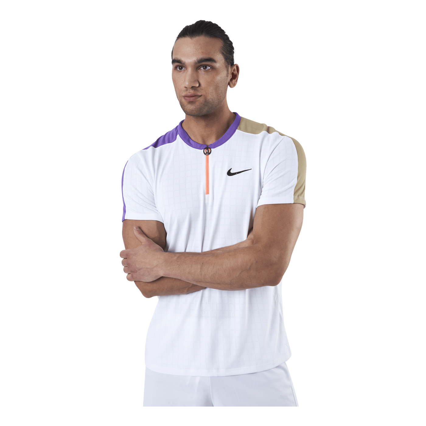 Court Breathe Slam Polo White/Beige