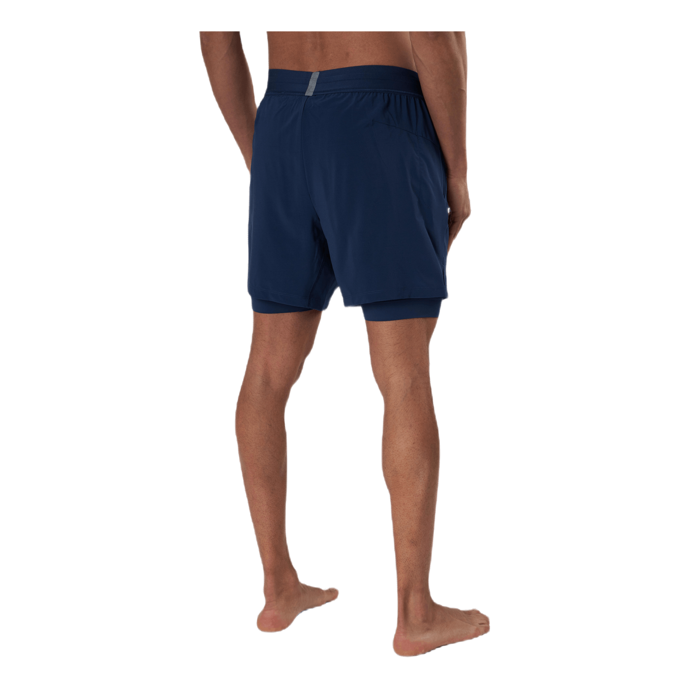 2-in-1 Yoga Shorts Blue/Grey