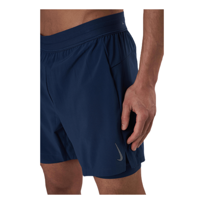 2-in-1 Yoga Shorts Blue/Grey