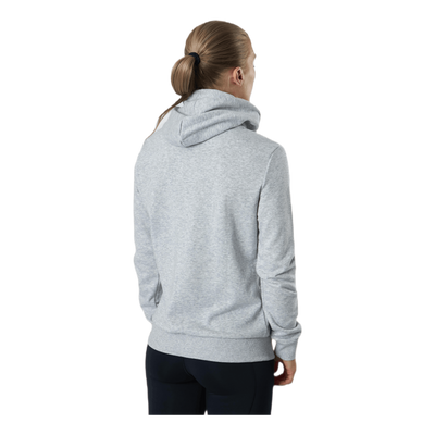 Essential Small Logo Full-Zip Hoodie Tr Grey