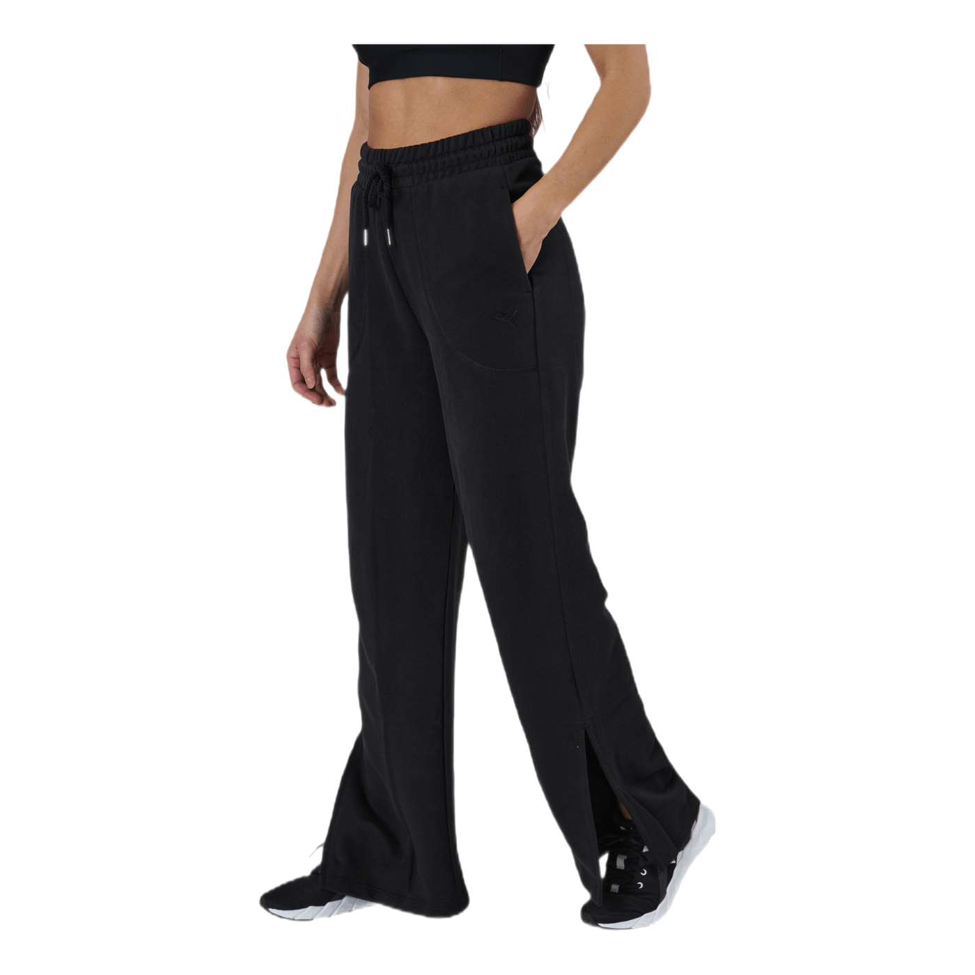 Her Wide Pants Tr Black