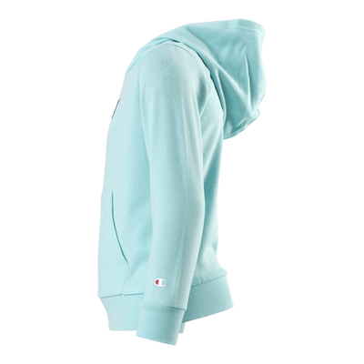 Pastel Hooded Sweatshirt Junior Turquoise