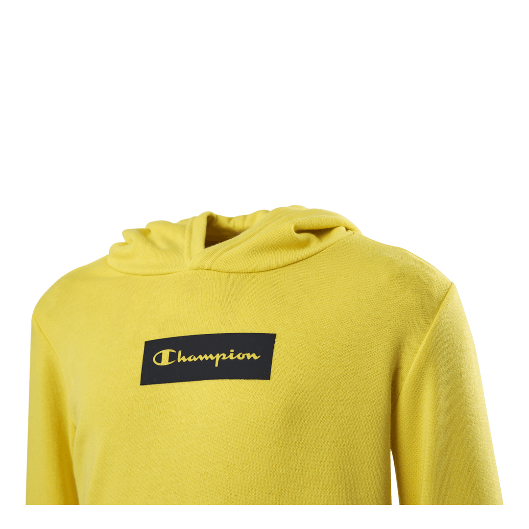 Pastel Hooded Sweatshirt Junior Yellow