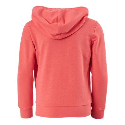 Pastel Hooded Sweatshirt Junior Red