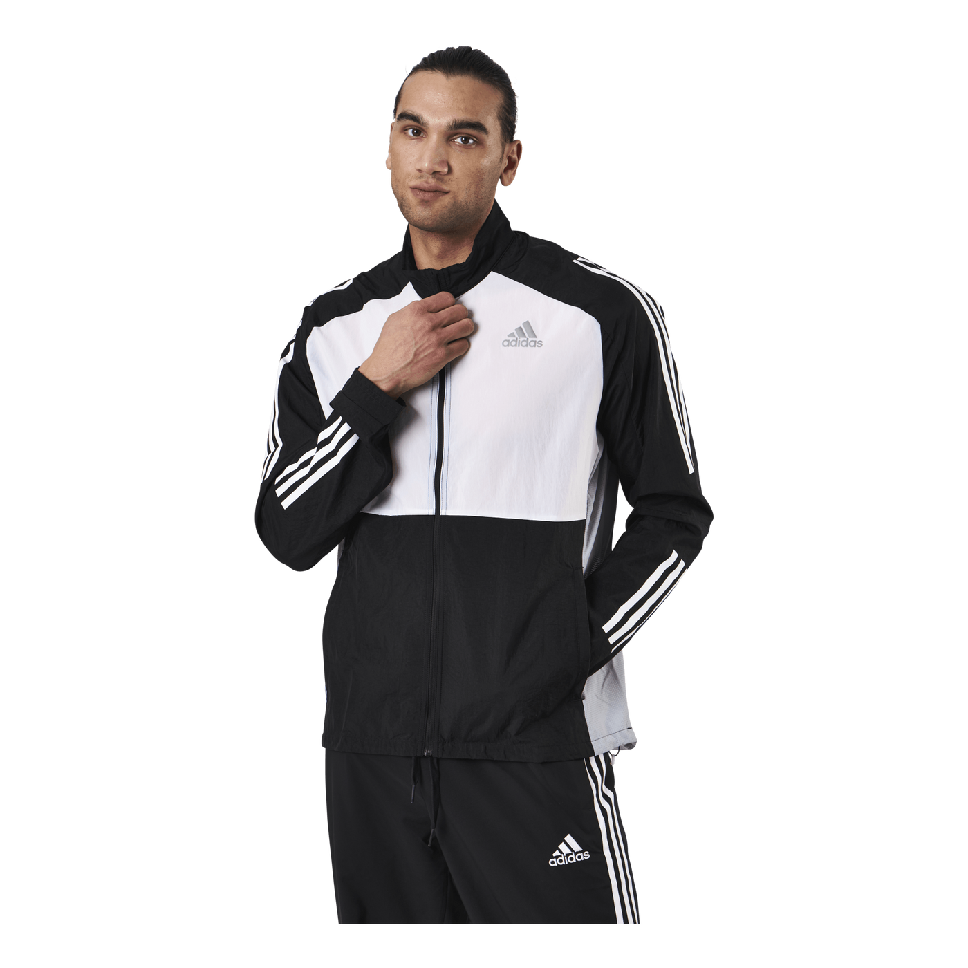 Adidas Track Jacket M Black / White / Halo Silver