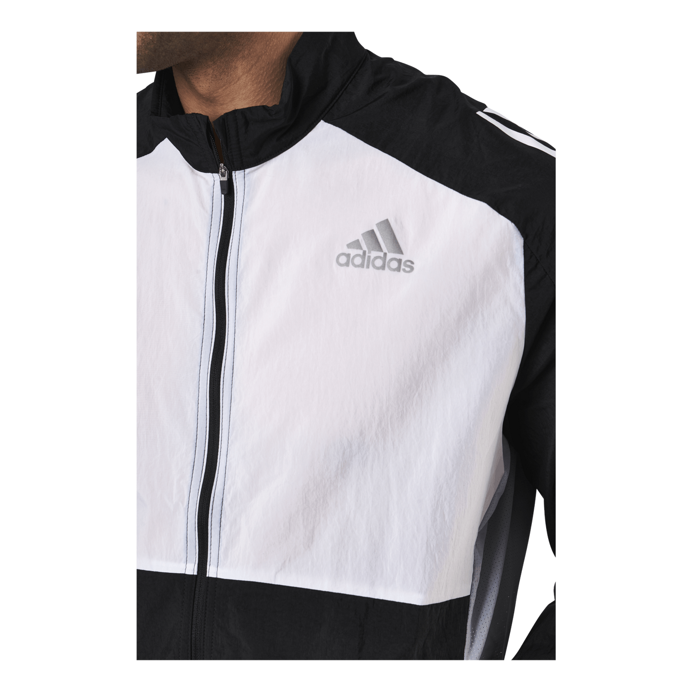 Adidas Track Jacket M Black / White / Halo Silver