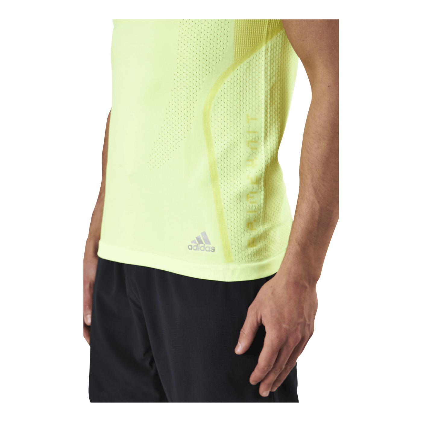 Adidas Primeknit Tee M Acid Yellow / Hi-Res Yellow