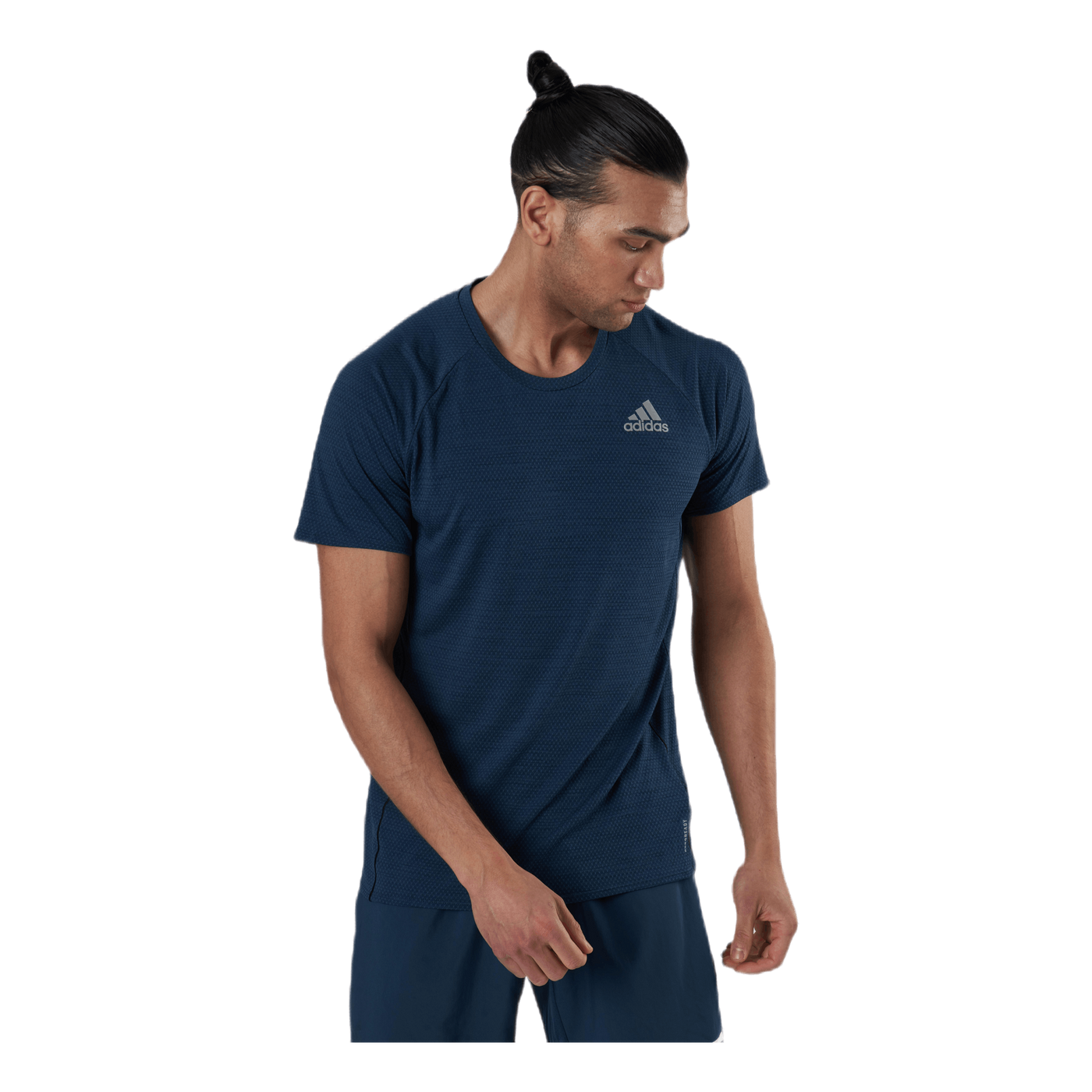 Adidas Runner Tee Men Crew Navy