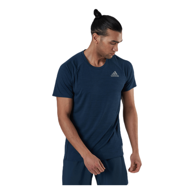 Adidas Runner Tee Men Crew Navy