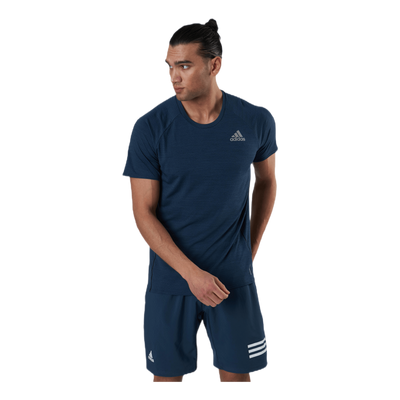 Adidas Runner Tee Men Crew Navy