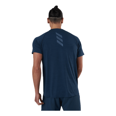 Adidas Runner Tee Men Crew Navy