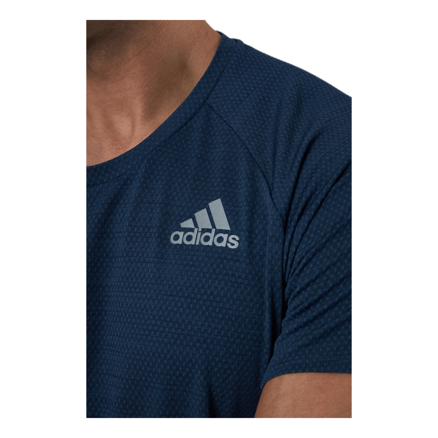 Adidas Runner Tee Men Crew Navy