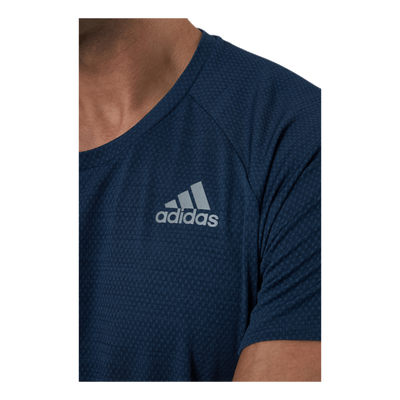 Adidas Runner Tee Men Crew Navy