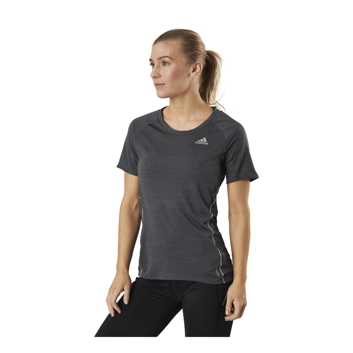 Adidas Runner Tee Women Grey Six