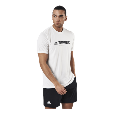 Terrex Primeblue Trail Functional Logo Tee Non-Dyed / Black