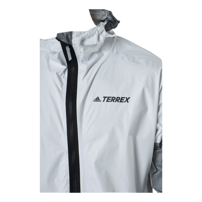 Terrex Agravic Tr Pro Rain Jacket Men White / Black