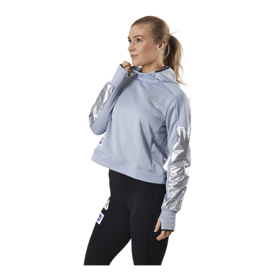 Space Race Hoodie Women Halo Silver