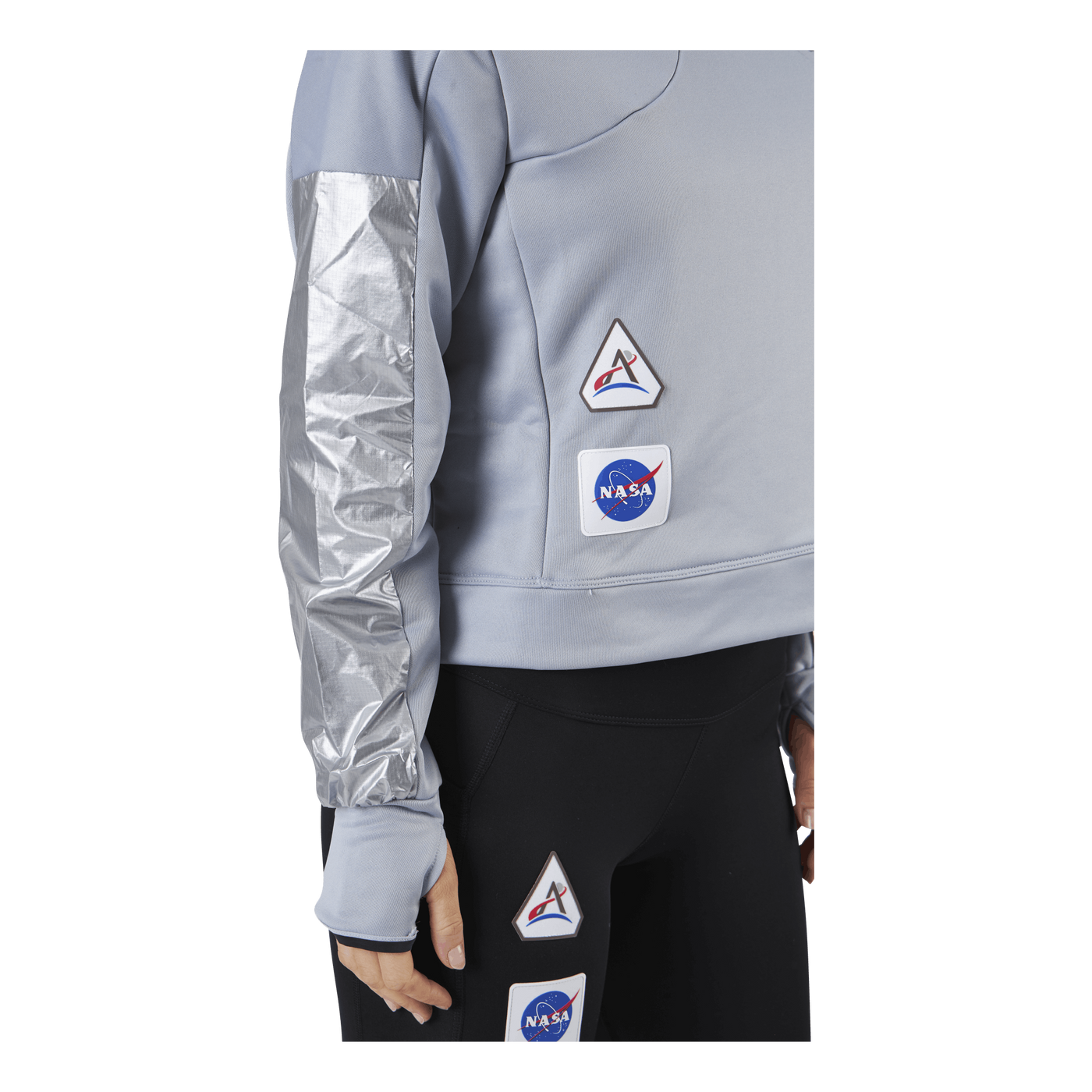 Space Race Hoodie Women Halo Silver