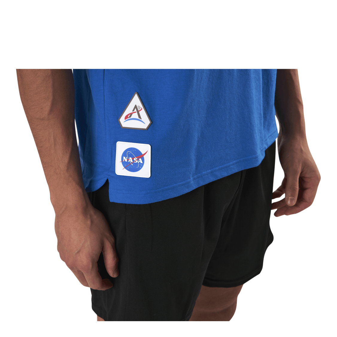 Run It Space Race Tee Soft M Football Blue