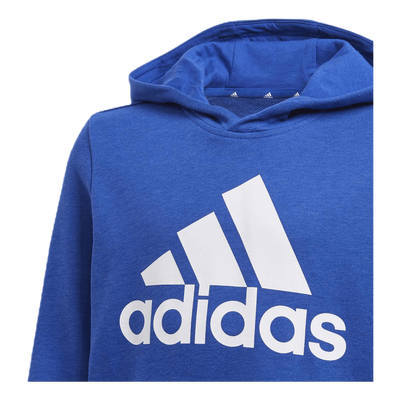 Adidas Boys Essentials Big Logo Hoodie Team Royal Blue / White