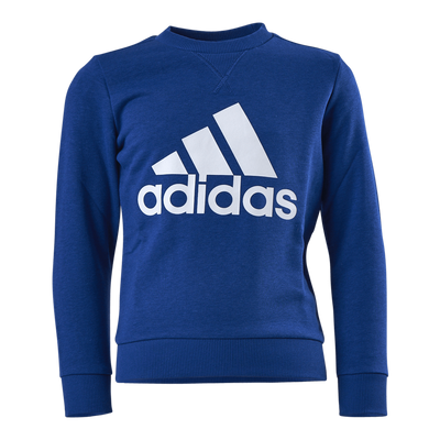 Adidas Boys Essentials Big Logo Sweatshirt Team Royal Blue / White