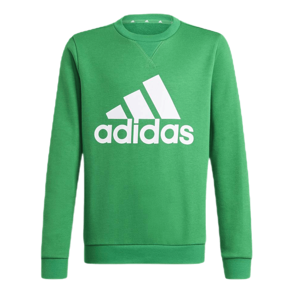 Adidas Boys Essentials Big Logo Sweatshirt Green / White