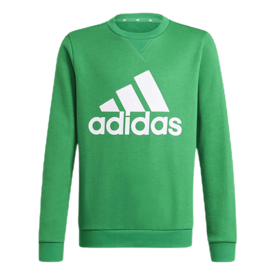 Adidas Boys Essentials Big Logo Sweatshirt Green / White