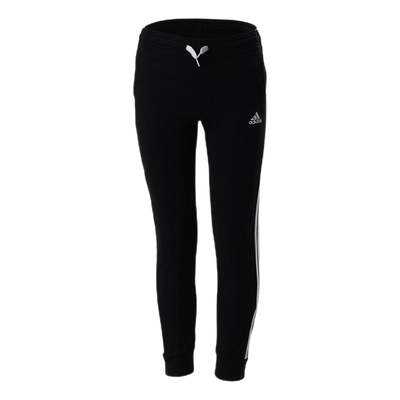 Adidas Girls Essentials 3 Stripes Ft Pant Black / White