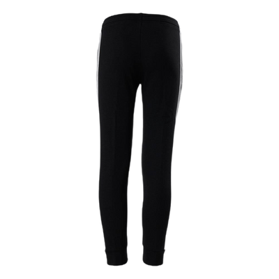 Adidas Girls Essentials 3 Stripes Ft Pant Black / White