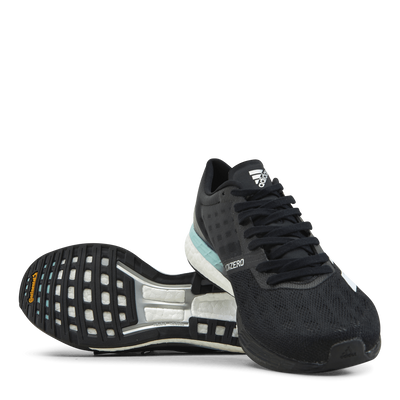 Adizero Boston 9 Shoes Core Black / Cloud White / Clear Aqua