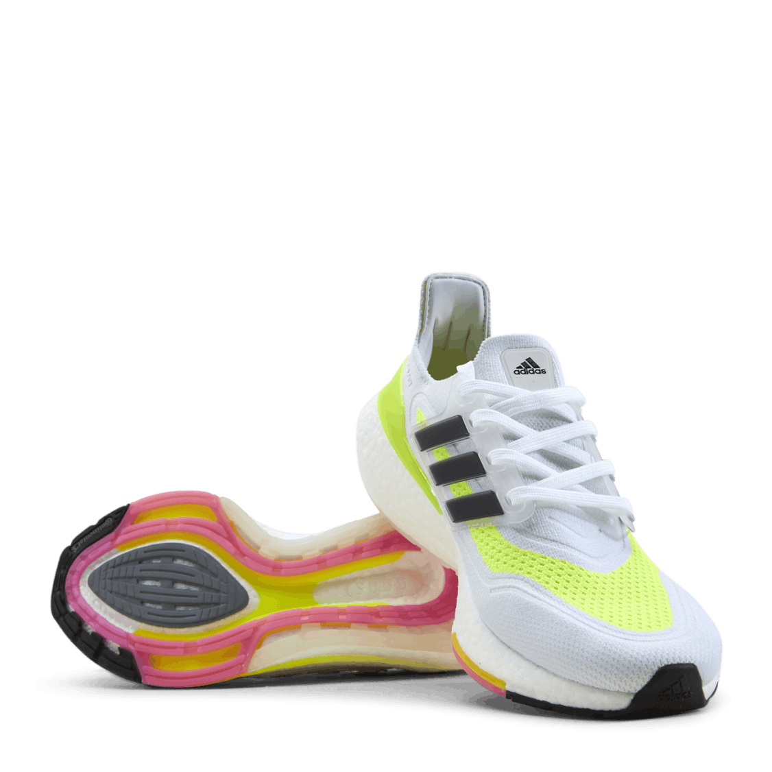 Ultraboost 21 Shoes Cloud White / Core Black / Solar Yellow