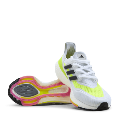 Ultraboost 21 Shoes Cloud White / Core Black / Solar Yellow