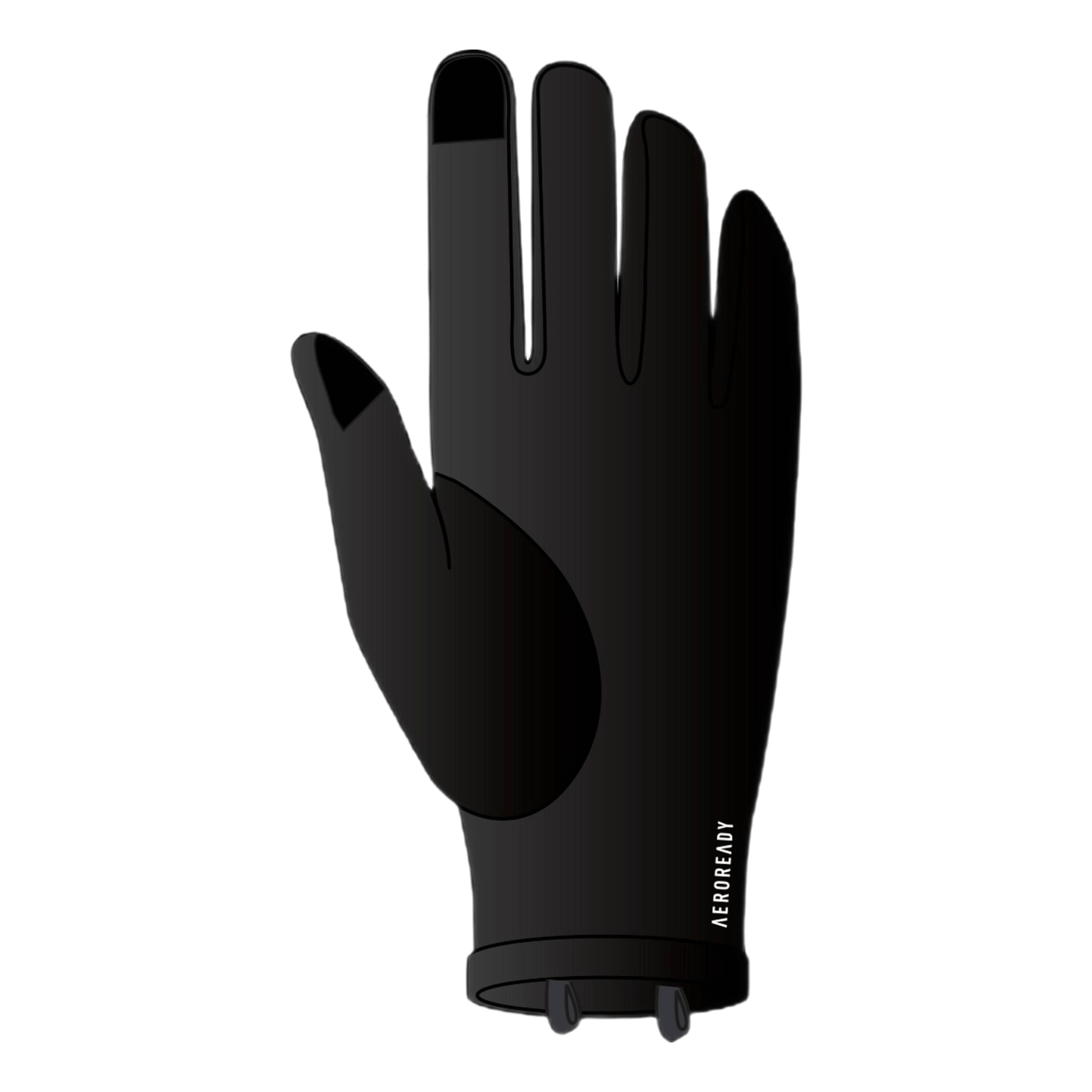 Gloves Aeroready Black / Black / Reflective Silver