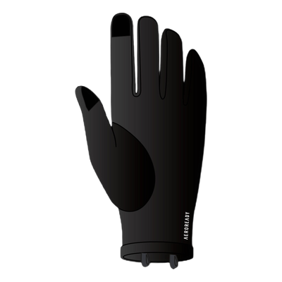 Gloves Aeroready Black / Black / Reflective Silver