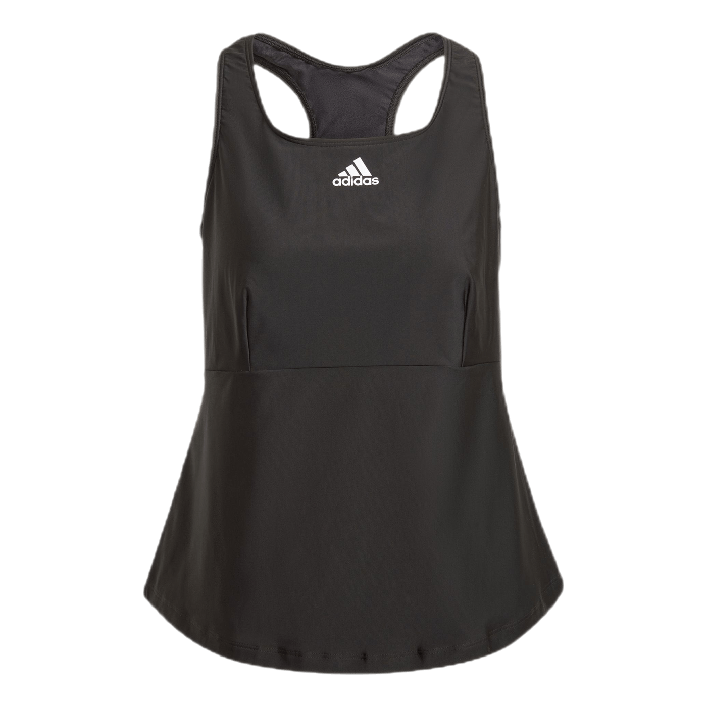 Adidas Sh3.Ro 3 Stripes Tankini Top Plus Size Black / White