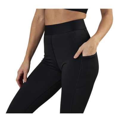 Techfit Adi Life Mid Rise Long Bos Tight Black / Black / White