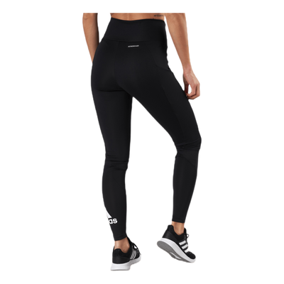 Big Logo Sport Tights Black / Black / White