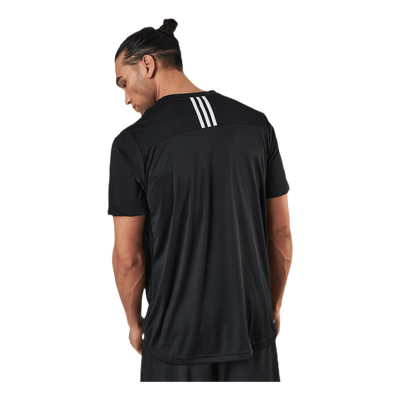 D2M 3 Stripes T-Shirt Black / White