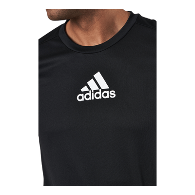 D2M 3 Stripes T-Shirt Black / White