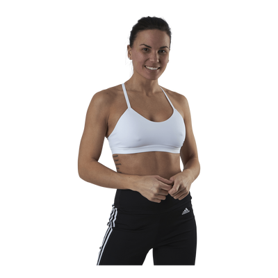 All Me Light Support Training Bra White / Black