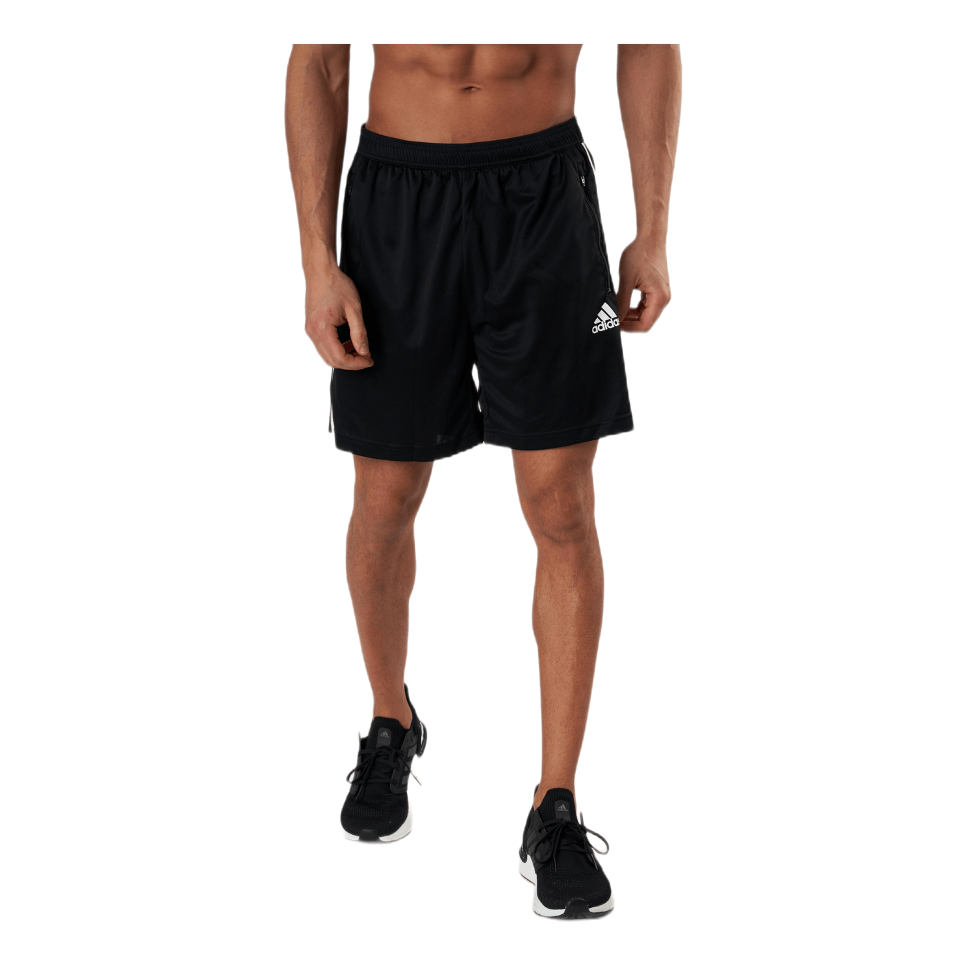 D2M 3-Stripes Short Black / White