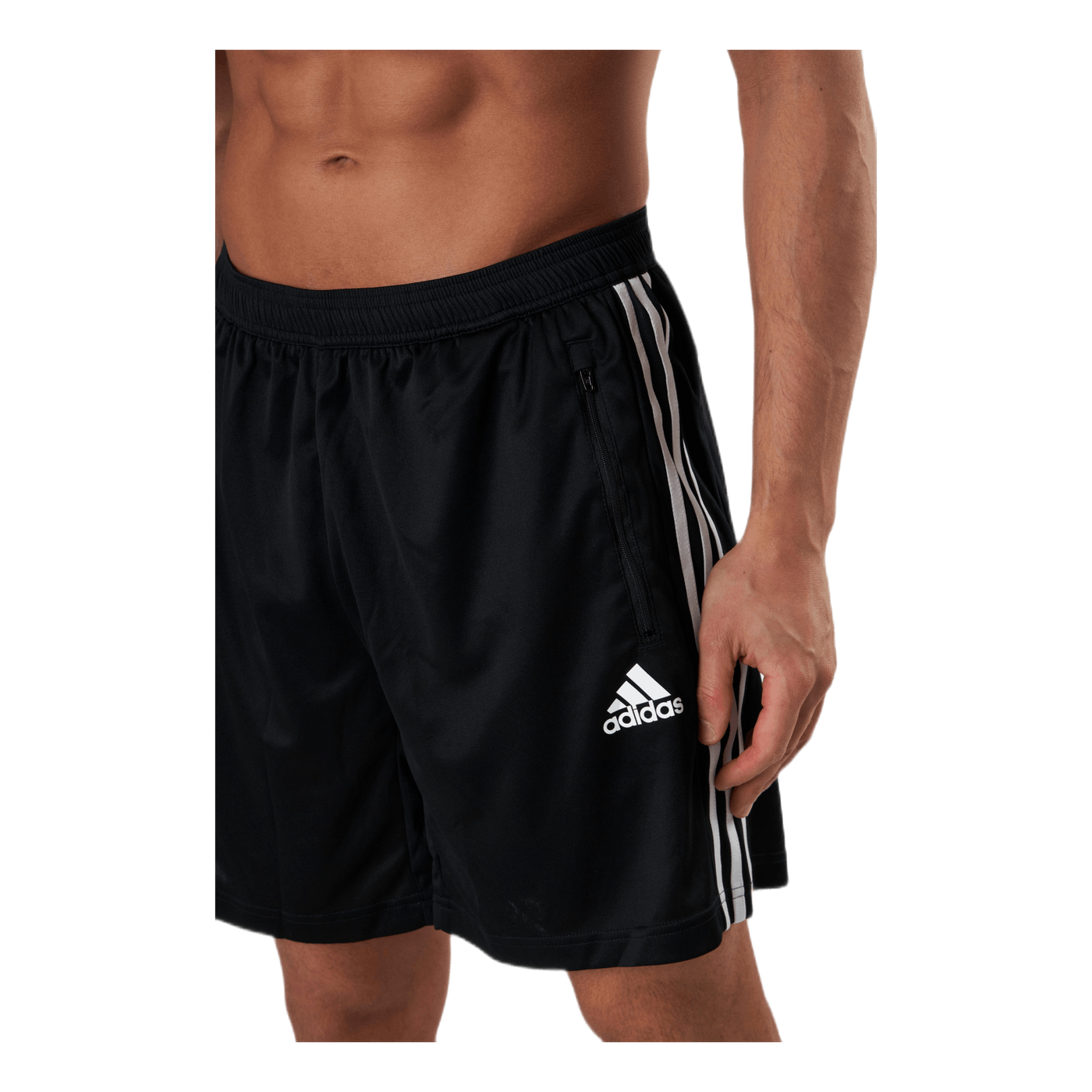 D2M 3-Stripes Short Black / White