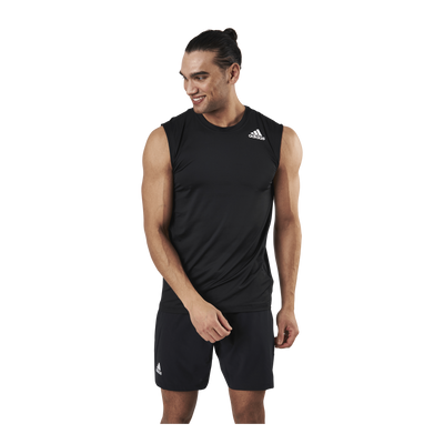 Techfit Sleeveless Fitted Top Black