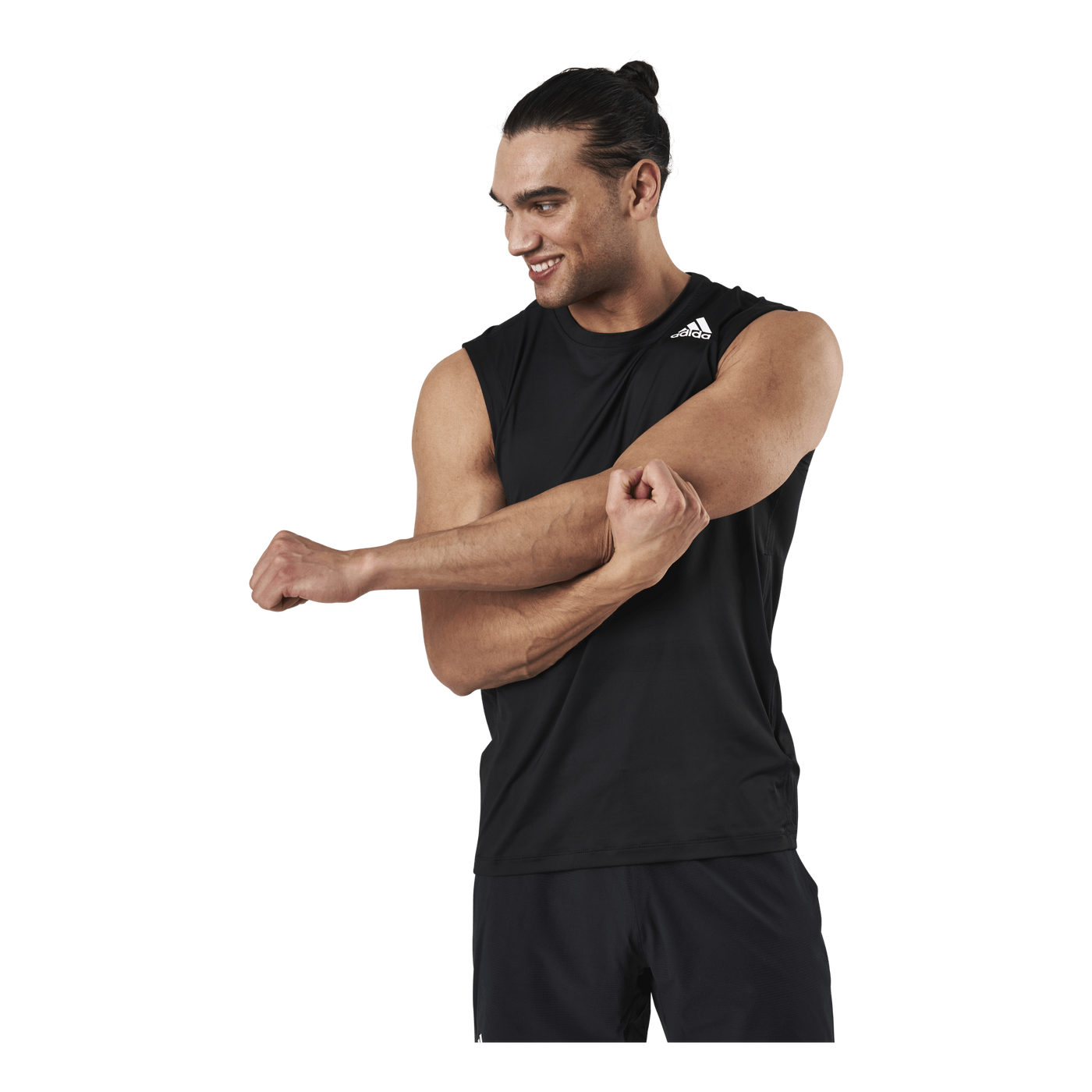 Techfit Sleeveless Fitted Top Black