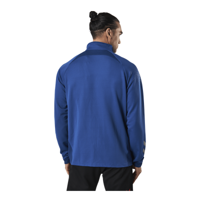 Poly Zip Jacket Blue