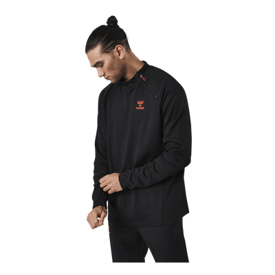 Half Zip Sweat Black