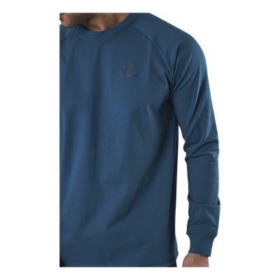 Cotton Sweatshirt Blue/Grey