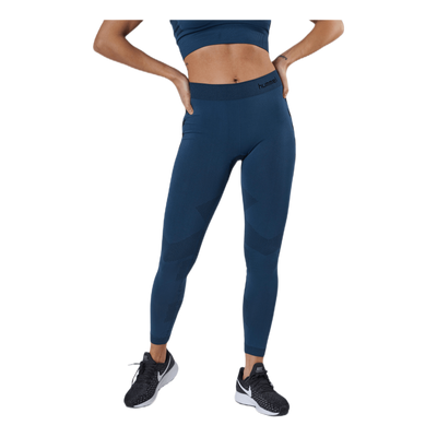 Seamless Training Tights Blue