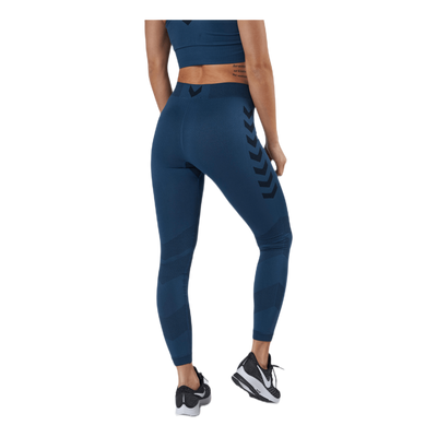 Seamless Training Tights Blue